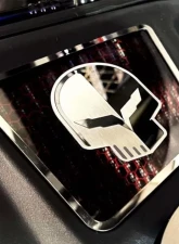American Car Craft Stainless Jake Skull Logo Dress Up Air Intake Chevrolet Corvette Stingray C7 2014-2019                                     - ACC-053121 - Image 7