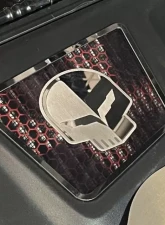 American Car Craft Stainless Jake Skull Logo Dress Up Air Intake Chevrolet Corvette Stingray C7 2014-2019                                     - ACC-053121 - Image 2