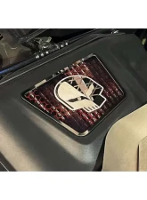 American Car Craft Stainless Jake Skull Logo Dress Up Air Intake Chevrolet Corvette Stingray C7 2014-2019                                     - ACC-053121 - Image 5