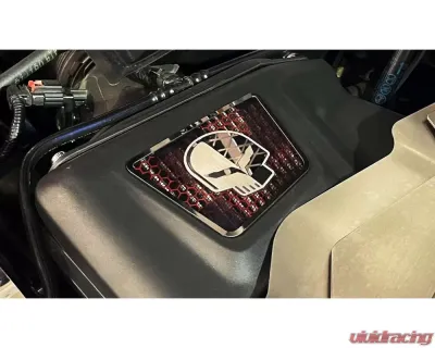 American Car Craft Stainless Jake Skull Logo Dress Up Air Intake Chevrolet Corvette Stingray C7 2014-2019 - ACC-053121