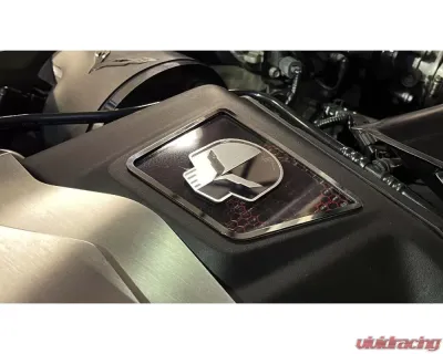American Car Craft Stainless Jake Skull Logo Dress Up Air Intake Chevrolet Corvette Stingray C7 2014-2019 - ACC-053121