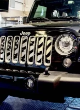 American Car Craft Stainless Steel Star Spangled Grille Jeep Wrangler JL | Gladiator 2018-2023                                     - ACC-142132 - Image 2