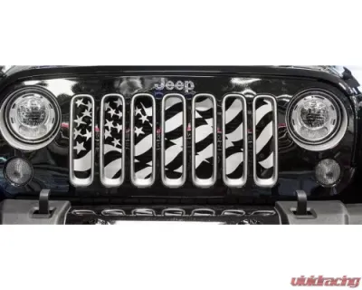 American Car Craft Stainless Steel Star Spangled Grille Jeep Wrangler JL | Gladiator 2018-2023 - ACC-142132