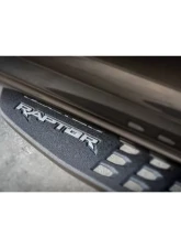American Car Craft 2Pc Brushed Stainless Steel Running Board Raptor Emblems Ford Raptor 2017-2020                                     - ACC-772095 - Image 3