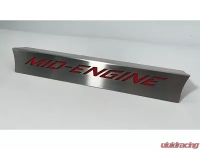 American Car Craft Accent Mid-Engine Style Red Carbon Fiber Lower Rear Window Chevrolet Corvette Coupe C8 2020-2024 - ACC-883047-RD