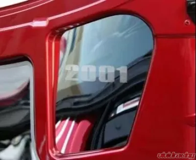 American Car Craft Polished Stainless Hood Insert Upper Right Chevrolet Corvette C5 | Z06 2001 - ACC-033004-01