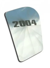 American Car Craft Polished Stainless Hood Insert Upper Right Chevrolet Corvette C5 | Z06 2001                                     - ACC-033004-01 - Image 4