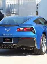 American Car Craft 2Pc Stainless Steel Brushed Rear Valance Laser Mesh Vent Grilles Chevrolet Corvette Stingray C7 2014-2019                                     - ACC-052003-B - Image 5