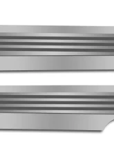 American Car Craft 2Pc Polished/Brushed Bright Red Solid Fuel Rail Ribbed Covers Chevrolet Camaro SS 2010-2015                                     - ACC-103054-BRSD - Image 3