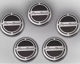 American Car Craft 5Pc Super Sport Style Brushed Black Engine Fluid Cap Cover Chevrolet Camaro SS 2010-2022