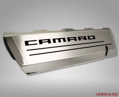 American Car Craft 2Pc Polished Stainless Steel Yellow Solid Fuel Rail Cover Chevrolet Camaro SS 2016-2021 - ACC-103077/103078-SYLW