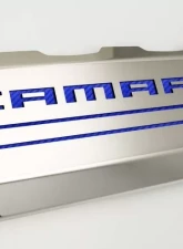 American Car Craft 2Pc Polished Stainless Steel Blue Carbon Fiber Fuel Rail Cover Chevrolet Camaro SS 2016-2021                                     - ACC-103077/103078-BLU - Image 8