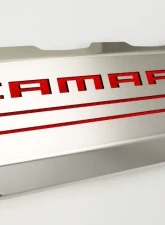 American Car Craft 2Pc Polished Stainless Steel Red Carbon Fiber Fuel Rail Cover Chevrolet Camaro SS 2016-2021                                     - ACC-103077/103078-RD - Image 8