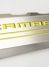 American Car Craft 2Pc Polished Stainless Steel Yellow Solid Fuel Rail Cover Chevrolet Camaro SS 2016-2021                                     - ACC-103077/103078-SYLW - Image 8