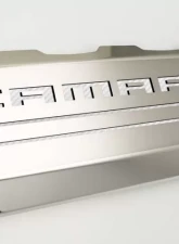 American Car Craft 2Pc Polished Stainless Steel White Carbon Fiber Fuel Rail Cover Chevrolet Camaro SS 2016-2021                                     - ACC-103077/103078-WHT - Image 8