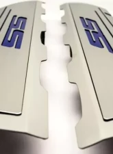 American Car Craft Stainless Steel Bright Red Solid Fuel Rail Cover Chevrolet Camaro SS 2016-2021                                     - ACC-103077/103079-BSRD - Image 2