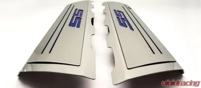 American Car Craft Stainless Steel Bright Red Solid Fuel Rail Cover Chevrolet Camaro SS 2016-2021 - ACC-103077/103079-BSRD