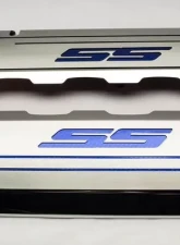 American Car Craft Stainless Steel Bright Red Solid Fuel Rail Cover Chevrolet Camaro SS 2016-2021                                     - ACC-103077/103079-BSRD - Image 3