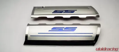 American Car Craft Stainless Steel Bright Red Solid Fuel Rail Cover Chevrolet Camaro SS 2016-2021 - ACC-103077/103079-BSRD