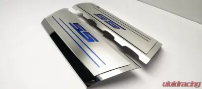 American Car Craft Stainless Steel Bright Red Solid Fuel Rail Cover Chevrolet Camaro SS 2016-2021 - ACC-103077/103079-BSRD