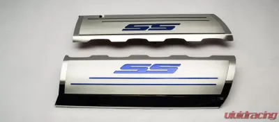 American Car Craft Stainless Steel Bright Red Solid Fuel Rail Cover Chevrolet Camaro SS 2016-2021 - ACC-103077/103079-BSRD