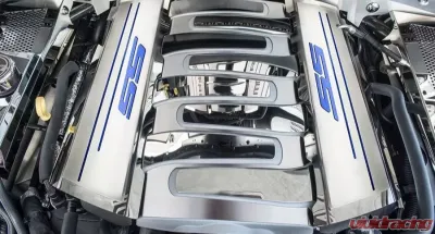 American Car Craft Stainless Steel Bright Red Solid Fuel Rail Cover Chevrolet Camaro SS 2016-2021 - ACC-103077/103079-BSRD