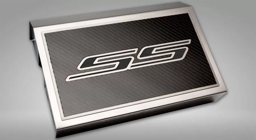 American Car Craft Brushed Black Fuse Box Cover Chevrolet Camaro SS 2016-2021 - ACC-103090/103094-BBLK