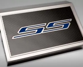 American Car Craft Brushed Dark Blue Solid Fuse Box Cover Chevrolet Camaro SS 2016-2021