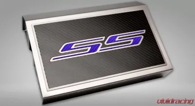 American Car Craft Brushed Purple Carbon Fiber Fuse Box Cover Chevrolet Camaro SS 2016-2021 - ACC-103090/103094-PUR