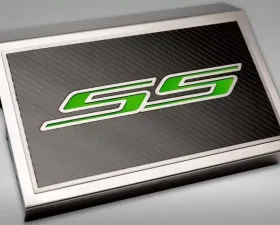 American Car Craft Brushed Synergy Green Solid Fuse Box Cover Chevrolet Camaro SS 2016-2021