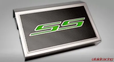 American Car Craft Brushed Synergy Green Solid Fuse Box Cover Chevrolet Camaro SS 2016-2021 - ACC-103090/103094-SGRN
