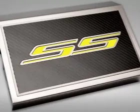 American Car Craft Brushed Yellow Solid Fuse Box Cover Chevrolet Camaro SS 2016-2021
