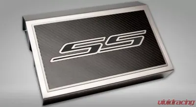 American Car Craft Polished Brushed Black Fuse Box Cover Chevrolet Camaro SS 2016-2021 - ACC-103089/103094-BBLK