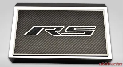 American Car Craft Polished Brushed Black Fuse Box Cover Chevrolet Camaro RS 2016-2021 - ACC-103089/103095-BLK