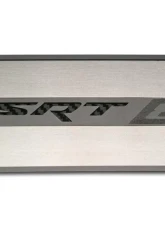 American Car Craft 2Pc Brushed Black Stainless Steel Door Badge Plate w/SRT8 Inlay Dodge Challenger 2008-2014                                     - ACC-151023-BBLK - Image 4