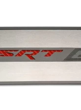 American Car Craft 2Pc Brushed Black Stainless Steel Door Badge Plate w/SRT8 Inlay Dodge Challenger 2008-2014                                     - ACC-151023-BBLK - Image 6