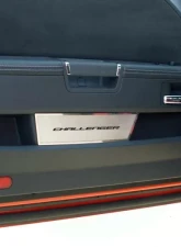 American Car Craft 2Pc Brushed Black Stainless Steel Door Badge Plate w/Challenger Inlay Dodge Challenger 2008-2014                                     - ACC-151031-BBLK - Image 3