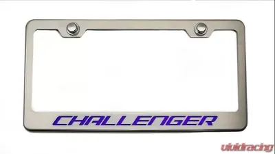 American Car Craft Plum Crazy Custom License Plate Frame w/Challenger Lettering - ACC-152023-PCP