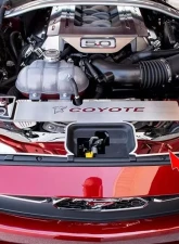 American Car Craft 4Pc White Carbon Fiber Polished Trim Front Header Plate Ford Mustang 2015-2017                                     - ACC-273054/273061-WHT - Image 11
