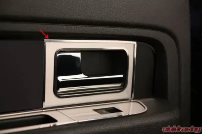 American Car Craft 4Pc Polished Stainless Steel Door Handle Pull Plates Ford F-150 | Raptor 2010-2014 - ACC-771018