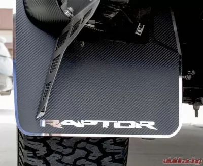 American Car Craft 3 Layer Construction Raptor Style Carbon Full Set Fiber Mud Guards Ford Raptor 2010-2014 - ACC-772030/772031