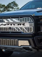 American Car Craft ABS Lettering Front Raptor Logo Center LED Kit Grille 1Pc Ford Raptor 2017-2018                                     - ACC-772061-LED - Image 8