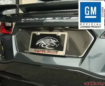 American Car Craft Stainless Steel Corvette Racing Style License Plate Frame Chevrolet C8 Corvette Stingray 2020-2024 - ACC-882009