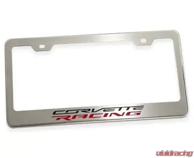 American Car Craft Stainless Steel Corvette Racing Style License Plate Frame Chevrolet C8 Corvette Stingray 2020-2024 - ACC-882009