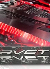 American Car Craft Engine Shroud CORVETTE Lettering | Stainless Steel Brushed Chevrolet Corvette C8 | Coupe 2020-2022                                     - ACC-883002 - Image 4