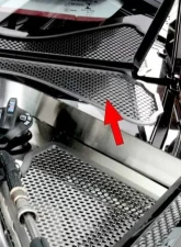 American Car Craft Carbon Fiber Insert Stainless Steel Rear Cowl Covers Chevrolet Corvette Coupe C8 2020-2024                                     - ACC-883023 - Image 6