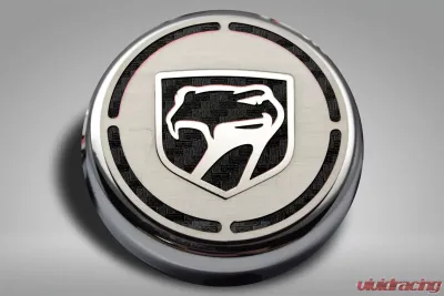 American Car Craft Sneaky Pete Fluid Cap Cover Set Brushed Black Dodge Viper 1996-2002 - ACC-983001-BBLK