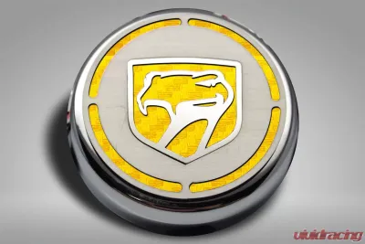 American Car Craft Sneaky Pete Fluid Cap Cover Set Brushed Black Dodge Viper 1996-2002 - ACC-983001-BBLK