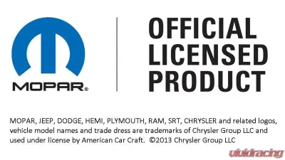 American Car Craft FANGS Fluid Cap Cover Set 5 Piece Brushed Black Dodge Viper 2003-2007 - ACC-983002-BBLK