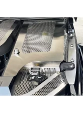 American Car Craft 3pc Blue LED Fender Covers Brushed w/Perforation Jeep Wrangler JK 2007-2018                                     - ACC-143010-BLUL - Image 2